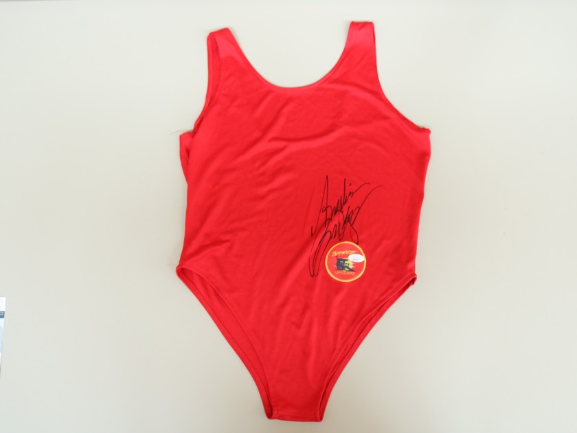 Angelica Bridges' Baywatch Signed Swimming Costume