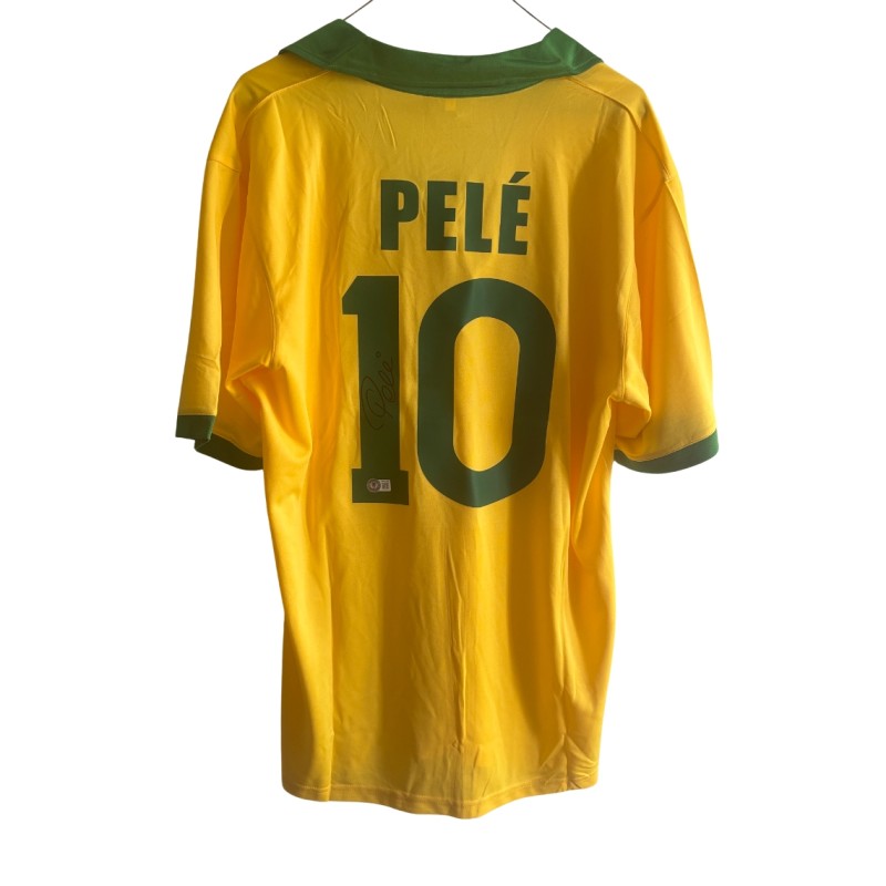 Pele-signed Brazil National Shirt