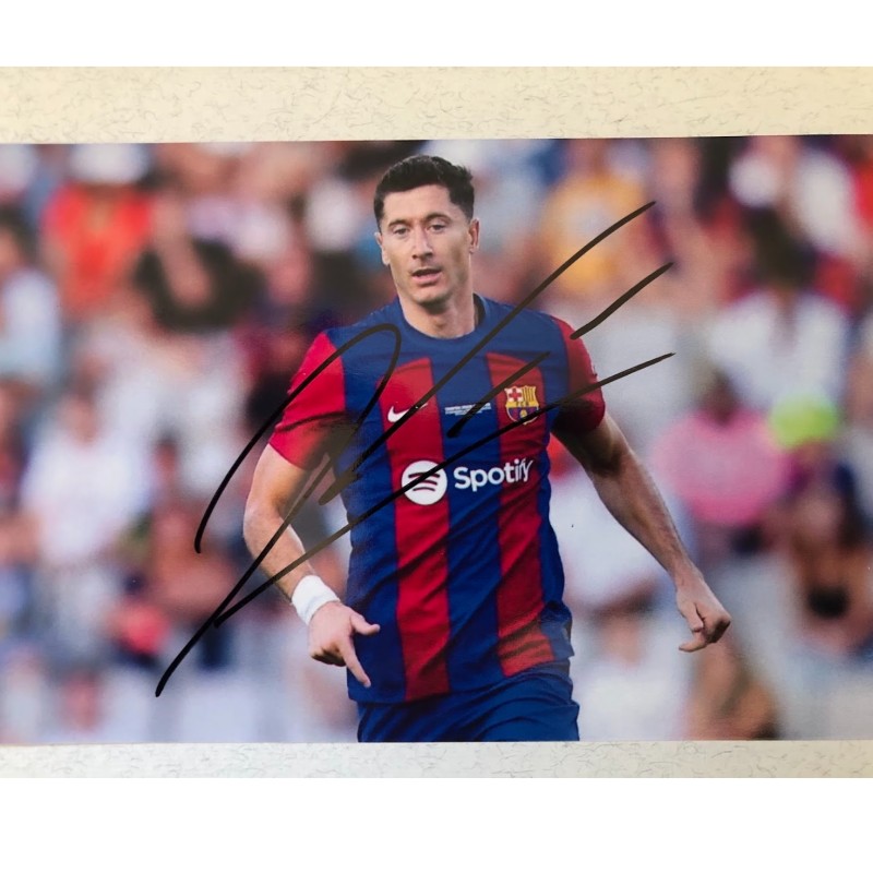 Fotografia - Autografata da Robert Lewandowski