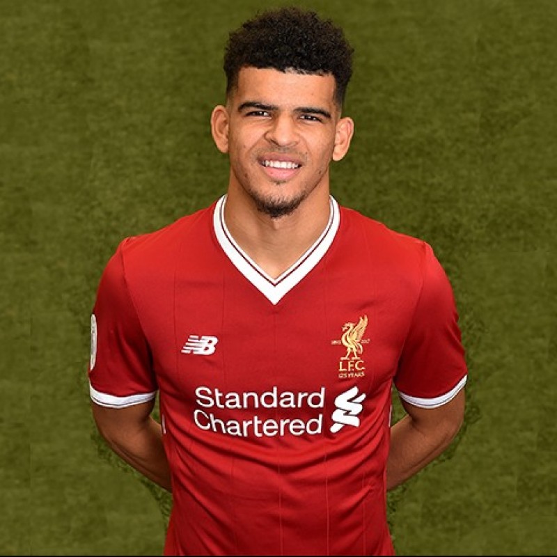 Dominic Solanke's Worn and Signed Limited Edition 'Seeing is Believing' 17/18 Liverpool FC Shirt