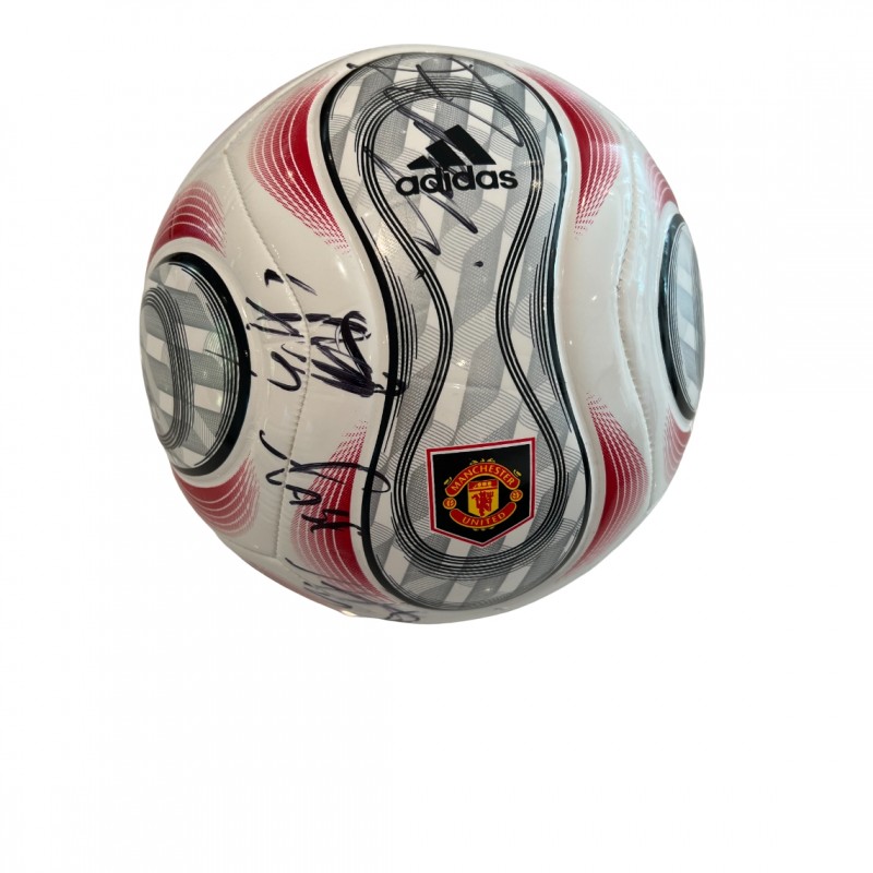 Pallone da calcio Manchester United - Autografato dalla rosa 2022/23 