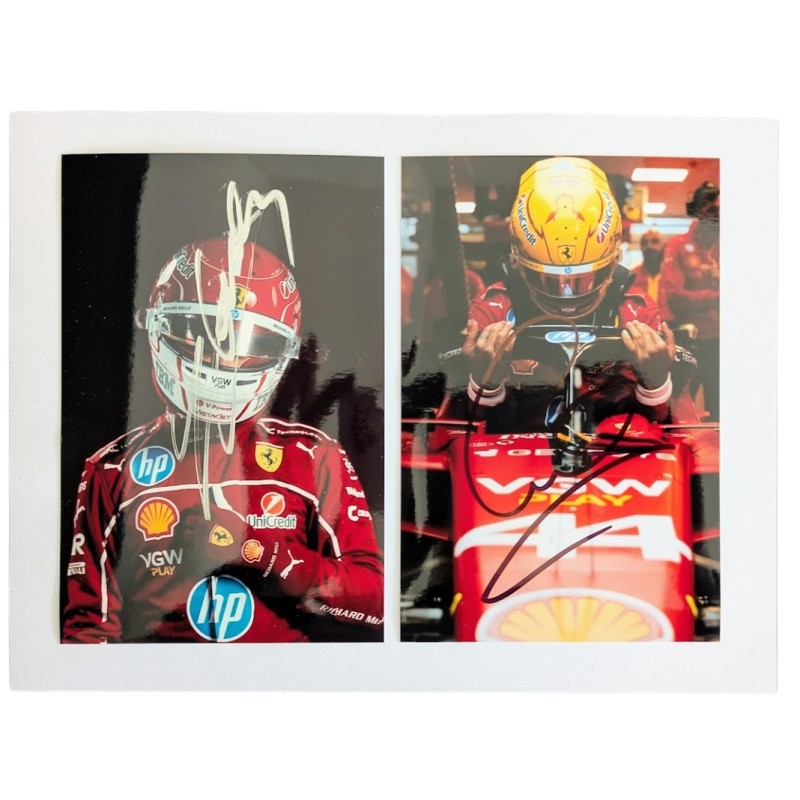 Hamilton and Leclerc Photograph - Signed by Hamilton and Leclerc