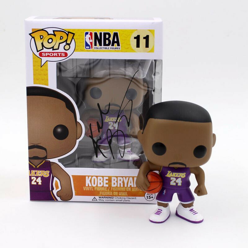 Kobe Bryant Funko Pop! Figure with Printed Signature