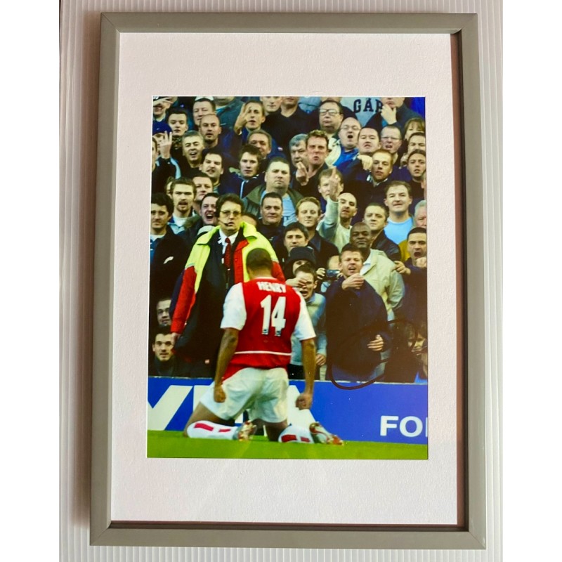 Thierry Henry's Arsenal Signed and Framed Picture