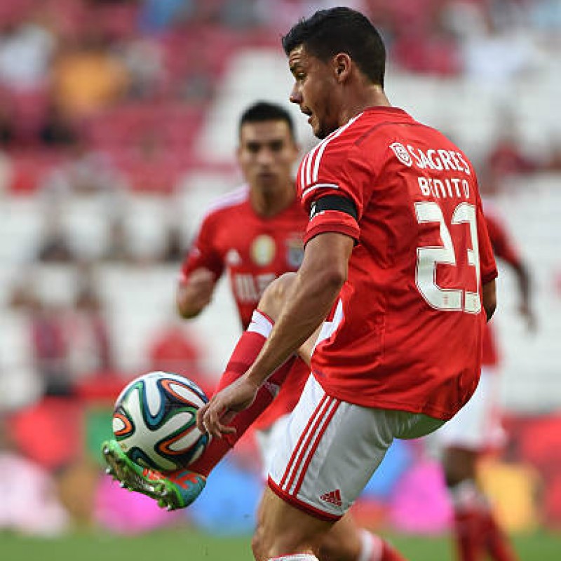 Benito's Benfica Worn Shirt, 2014/15