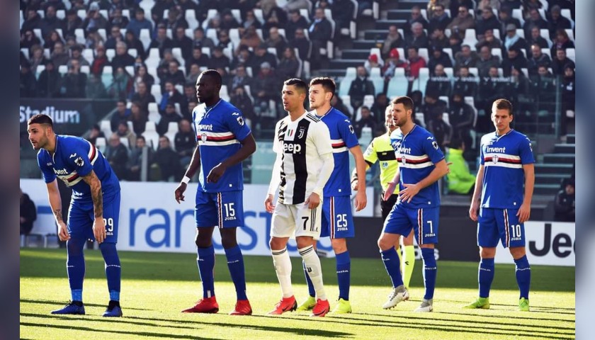 Colley's Worn Shirt, Juventus-Sampdoria 2018