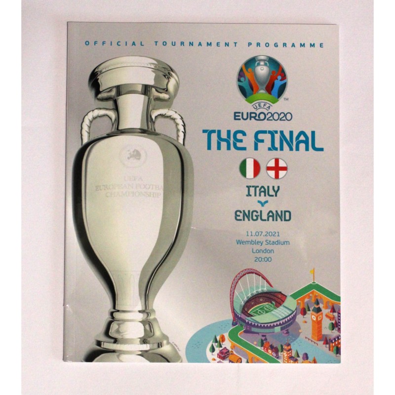 Official Euro 2020 Programme – Signed by Roberto Mancini