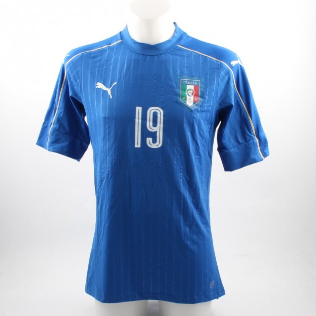 Bonucci match worn shirt, Germany-Italy 29.03.16 - unwashed