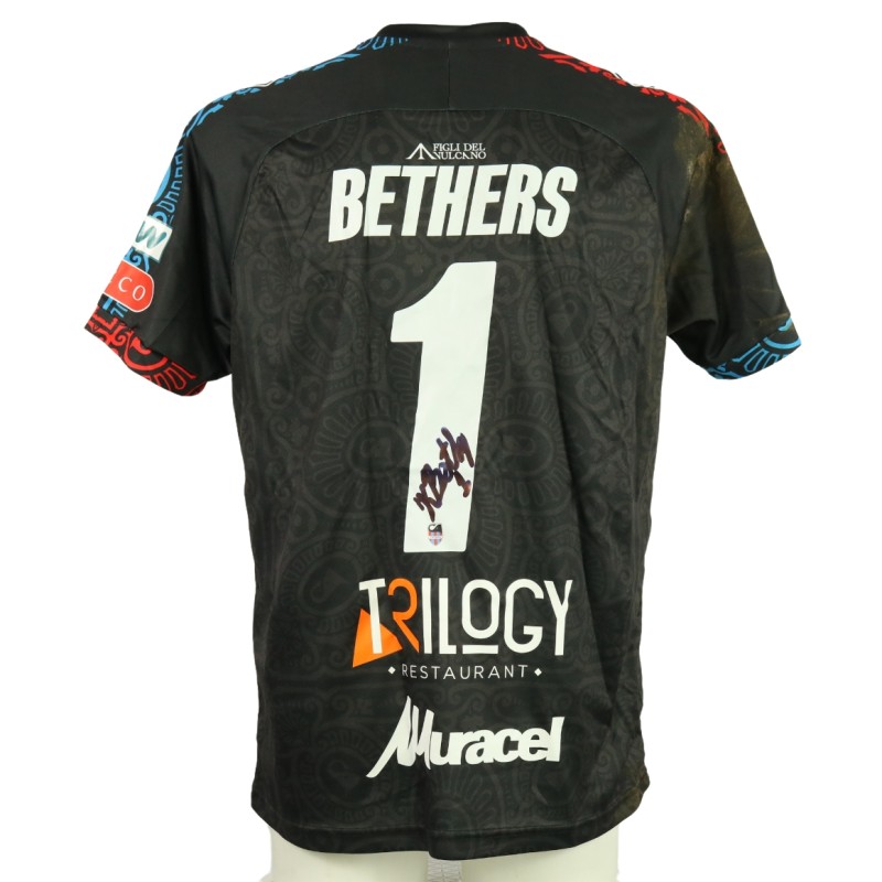 Bethers's unwashed Signed Shirt, Catania vs Sorrento 2023