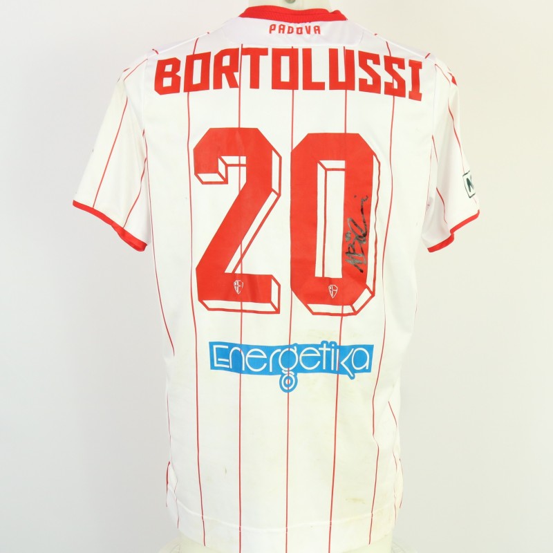 Bortolussi's Unwashed Signed Shirt, Padova vs Pergolettese 2024