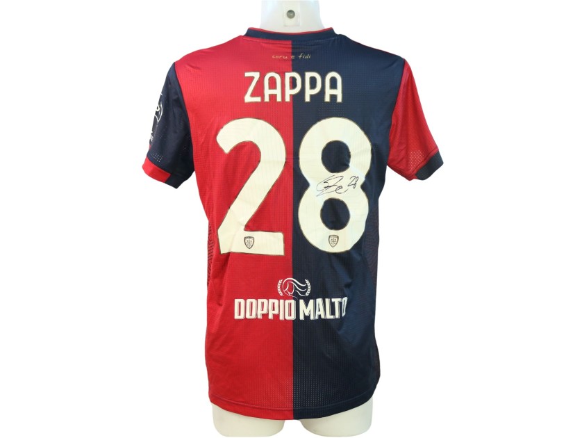 Maglia Zappa Unwashed, Cagliari vs Torino 2024 - Autografata