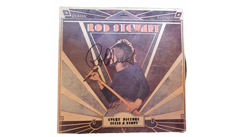 Rod Stewart Signed Every Picture Tells A Story Vinyl LP