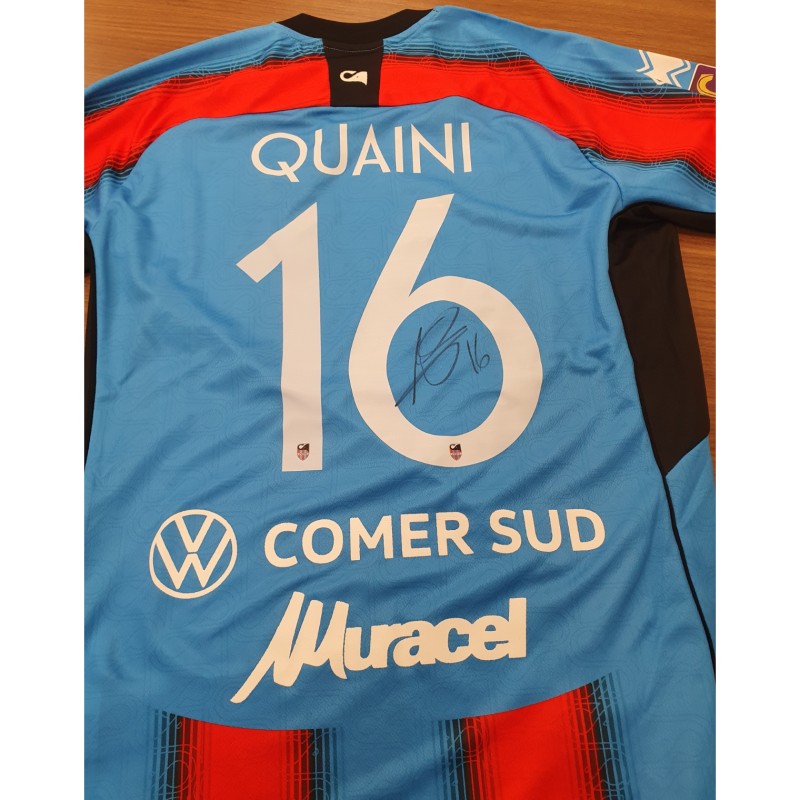 Quaini's Signed Unwashed Shirt, Catania vs Audace Cerignola 2026 - Run for Meyer