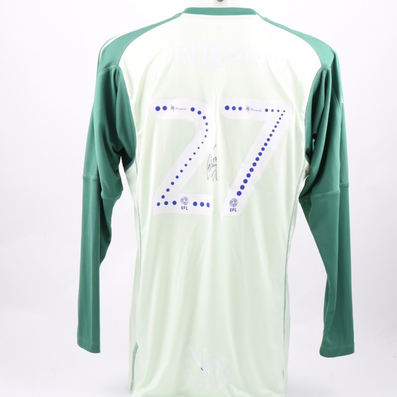 Trueman's Birmingham City FC Worn and Signed Poppy Shirt