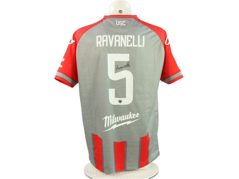 Maglia Ravanelli unwashed Cremonese vs Salernitana 2024 - Autografata