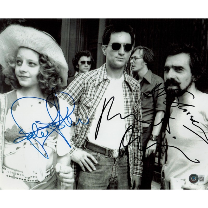 Immagine firmata del cast di Taxi Driver