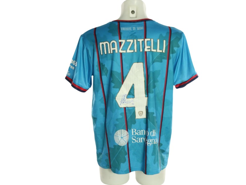 Mazzitelli's Signed Issued Shirt, Torino vs Cagliari 2026