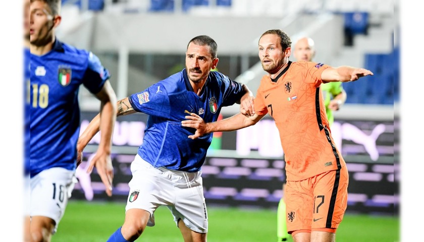 Bonucci's Match Shirt, Italy-Holland 2020