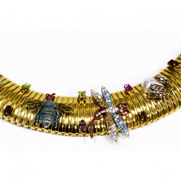 Golden necklace of Marta Marzotto - private collection