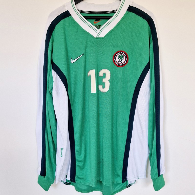 Maglia gara Nigeria di Babangida, 1998