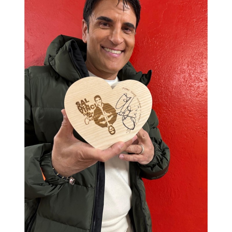 Pezzo di Legno di un Albero Secolare - Autografato da Sal Da Vinci a Sanremo 2026