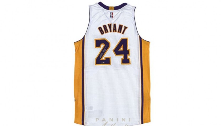 Kobe Bryant Hand Signed LA Lakers Jersey
