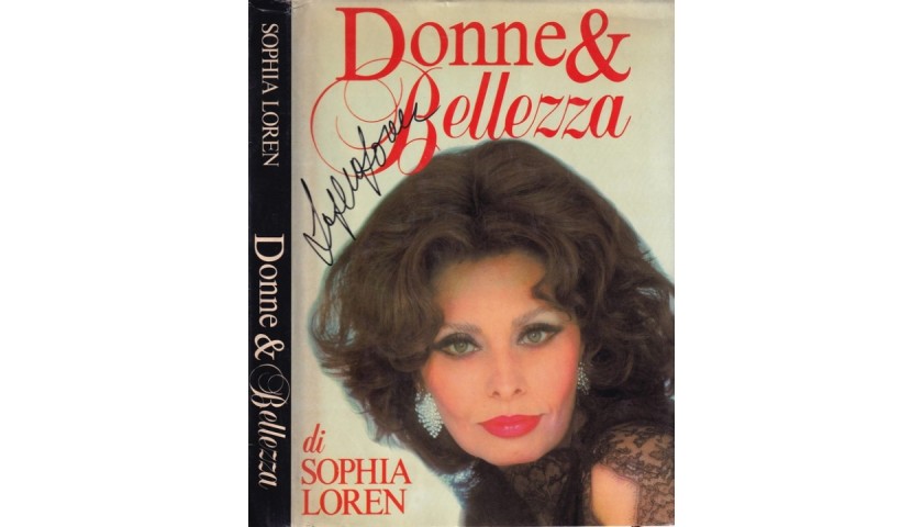"Donne & Bellezza" Book Signed by Sophia Loren