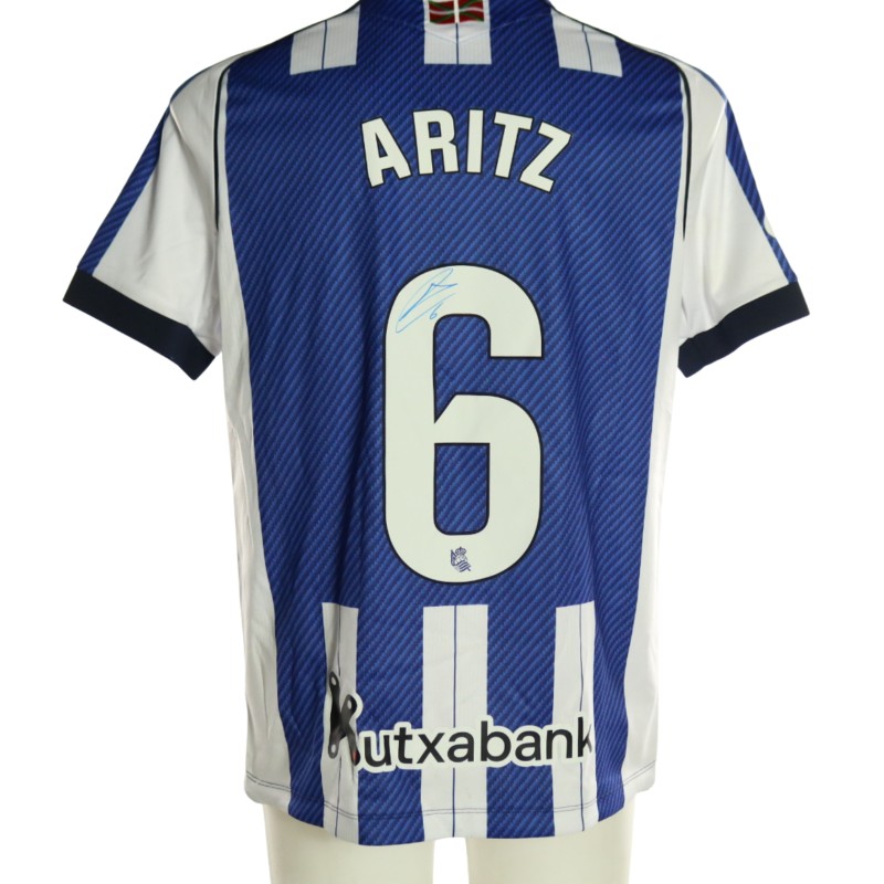 Aritz's Signed Unwashed Shirt, Real Sociedad vs Real Betis 2026