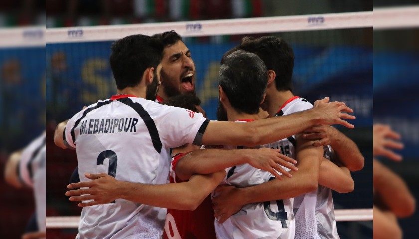 Official FIVB Volleyball Signed by the Iran National Volleyball Team