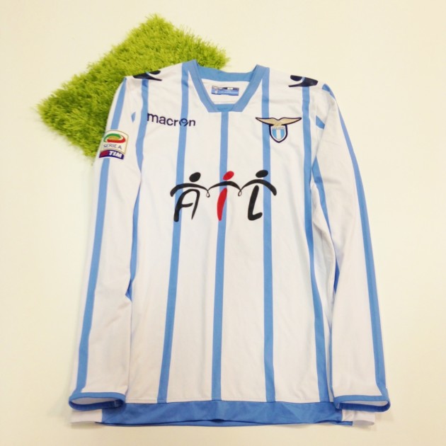 Keita match worn shirt, Chievo Verona-Lazio Serie A 2014/2015 - signed