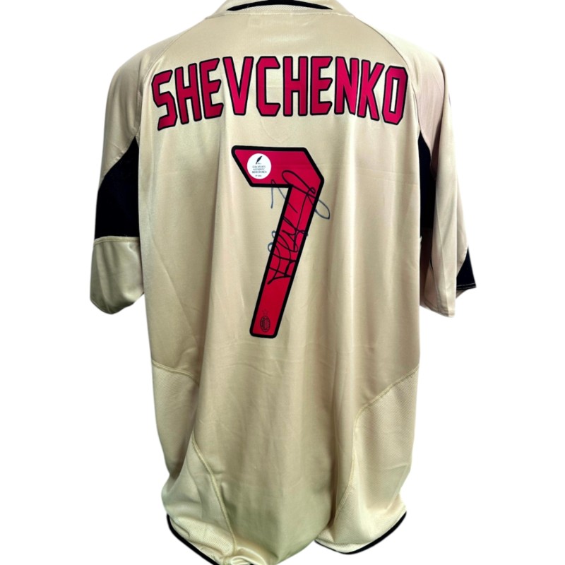 Shevchenko's Milan Signed Official Shirt, 2004/05