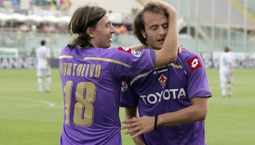 Gilardino's Signed Match-Issued/Worn 2008/09 Fiorentina Shirt