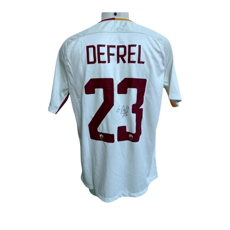 Defrel's Roma Official Signed Shirt, 2017/18