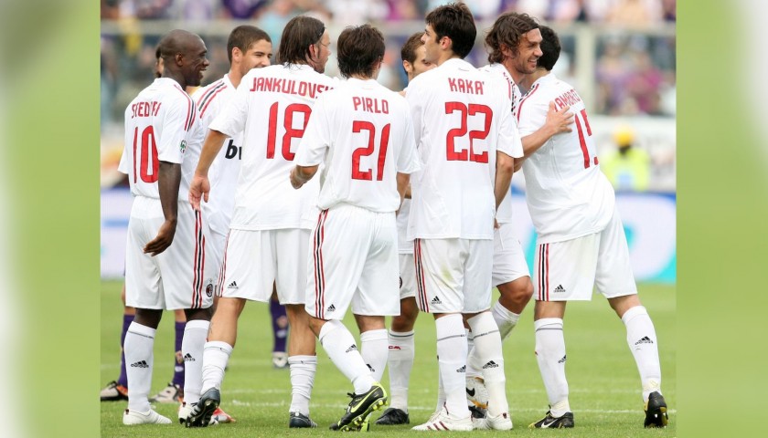 Thiago Silva's Official AC Milan Shirt, 2008/09 - Signed
