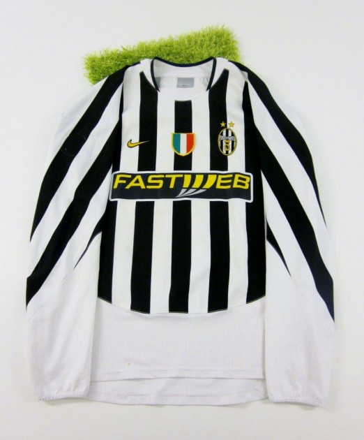 Nedved fanshop shirt Juventus 2003/2004 - signed