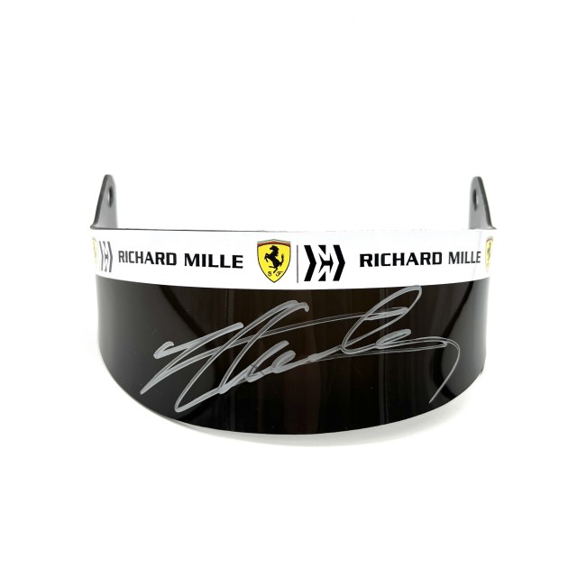 Charles Leclerc Signed Ferrari Visor