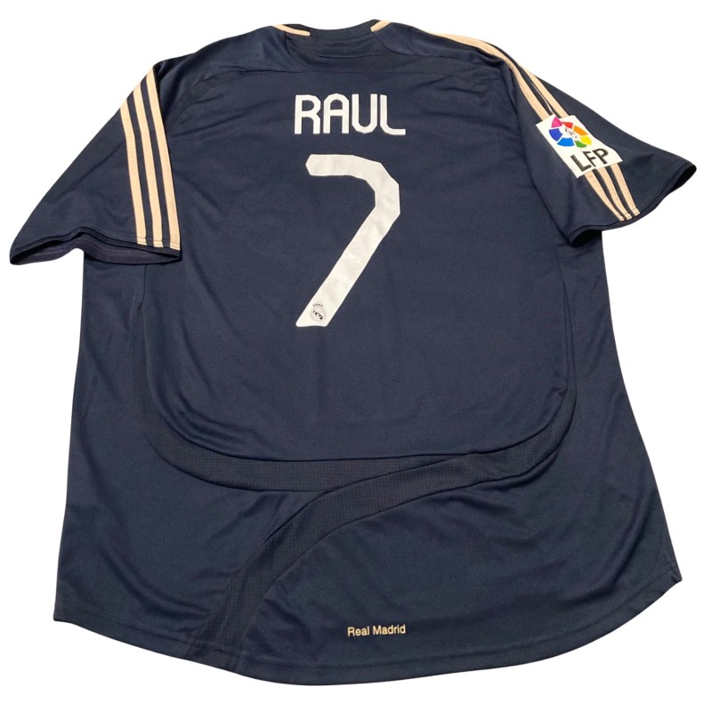 Raul's Real Madrid Match-Worn Shirt, 2007/08