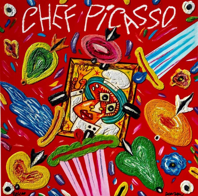 "Chef Picasso" Artwork by Bruno Donzelli