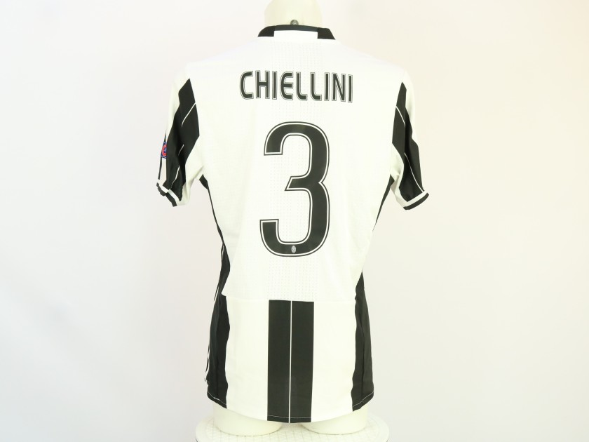 Chiellini's Issued Shirt Juventus vs Real Madrid UCL Final 2017