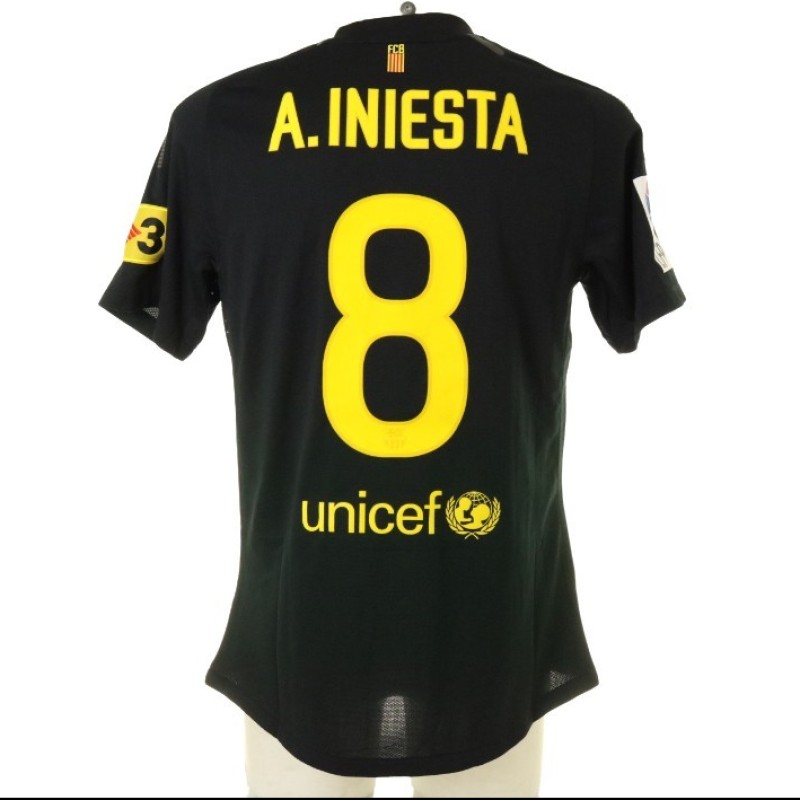 Maglia gara Iniesta Barcellona, LaLiga 2011/12