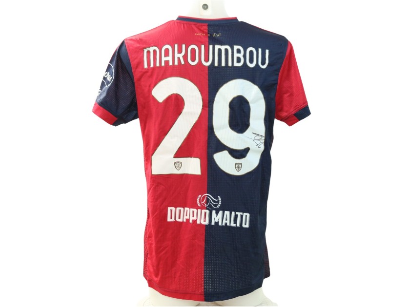 Maglia Makoumbou Unwashed, Cagliari vs Inter 2024 - Autografata