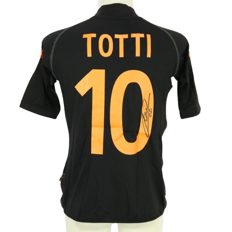 Totti Official AS Roma Shirt, 2002/03 - Signed with Photo Proof