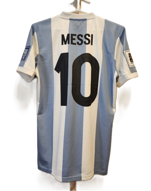 Messi Argentina World Cup Qualifiers 2026 Match-Issued Shirt - 50 Years with Adidas Edition