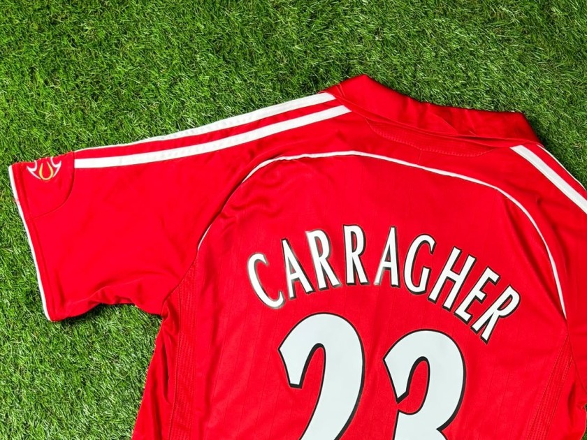 Jamie Carragher Signed Liverpool 2007–08 Home Football Shirt COA