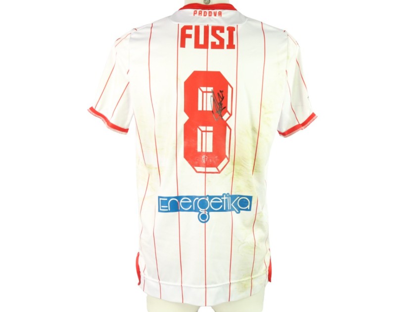 Fusi Unwashed and Signed Shirt, Padova vs Lumezzane 2023