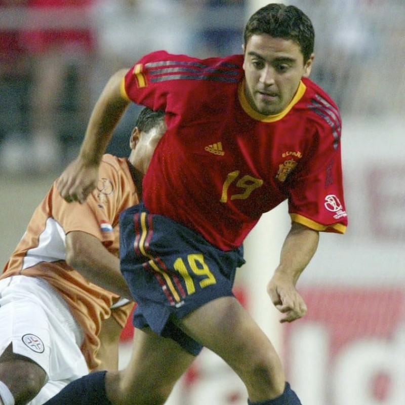 Xavi's Spain Match Shirt, WC 2002