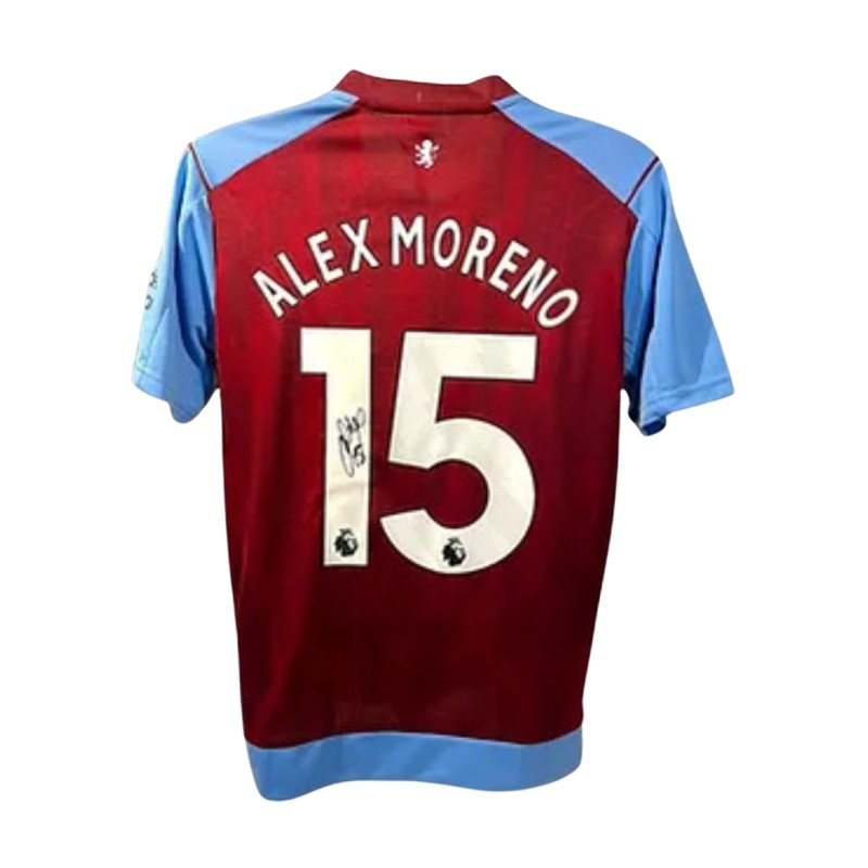 Alex Moreno's Aston Villa 2023/24 Signed Replica Shirt 