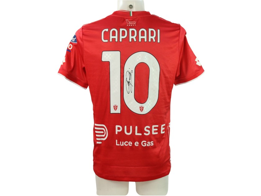 Caprari's Signed Unwashed Shirt, Hellas Verona vs Monza 2024