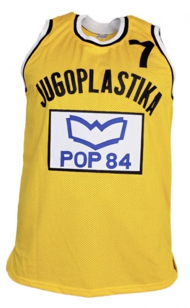 Toni Kukoc 7 Jugoplastika Split Basketball Jersey