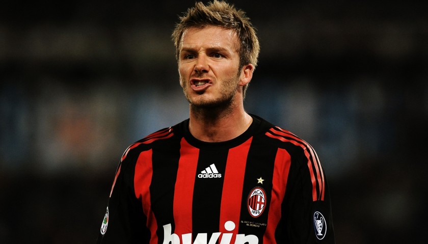Beckham's Match-Issued/Worn Milan Shirt, 2008/09